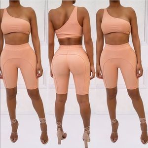 Ricki brazil top and riding shorts